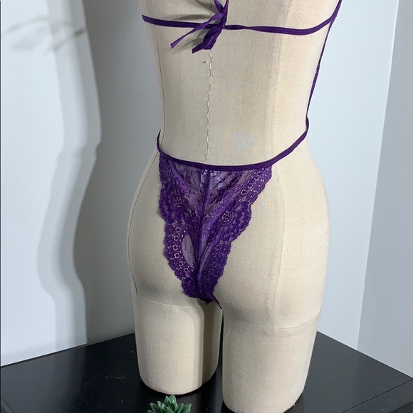 Purple lace one piece - Picture 7 of 14